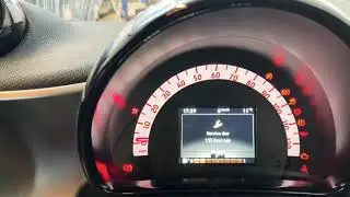 Smart Forfour maintenance service reset 2015 - 2019