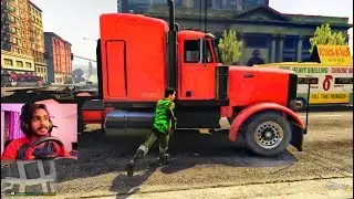 GTA 5🔥🔥ഒരു TRUCK എടുത്തുകുടുങ്ങി🔥🔥🔥CRAZY DUDE l