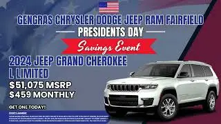 President's Day Luxury: 2024 Jeep Grand Cherokee L Limited at Gengras CDJR Fairfield