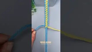 Discover the versatility of everyday items! This blue and yellow rope is not just for tying things