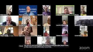 The Global Ministries Christian Church's Sunday Morning Worship Service.