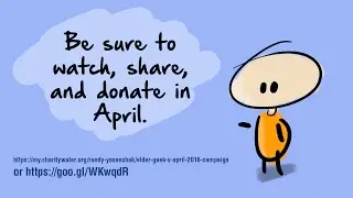 Elder Geek April Fundraiser for Charity Water