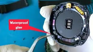 DIY How to replace back cover and repair waterproof for Samsung Gear Sport