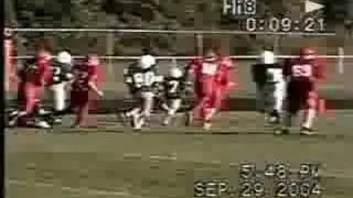 #44 Aaron Bryant 7th grade highlights Paw Paw Football