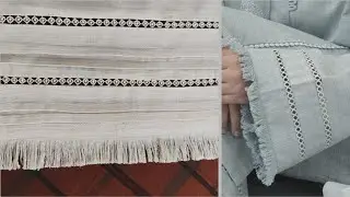 Fabric kiran lace sleeves design tutorial.