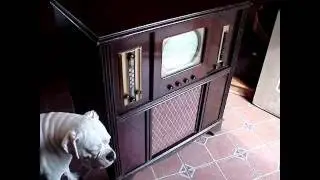 Телевизионная радиоконсоль Sears Silvertone PT1 1948 года