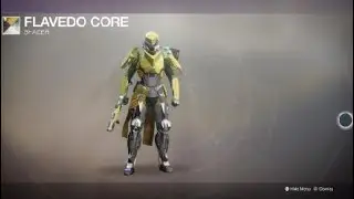 Destiny 2 Titan with Siegebreak Ornaments and Flavedo Core Shader
