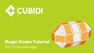 CUBIDI Magic Snake Tutorial &ndash; How To &ndash; 48 &ndash; Anleitung Dino Ei Magic Snake Puzzle