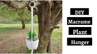 #1 DIY Macrame Plant Hanger - Half Hitch Knot Macrame Plant Hanger Tutorial