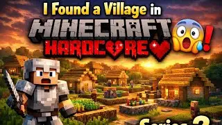 🏘️ I Found a Village in Minecraft Hardcore 😱 | Series 2 