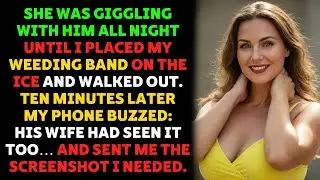 She Was GIGGLING WITH HIM All Night Until I Placed My Wedding Band On The Ice | Drama Story