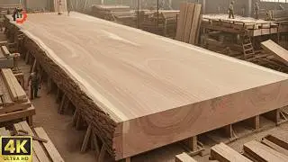 From Wood Slabs to Stunning Tables  Inside the Factory Workshop