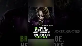 Joker Most Badass quotes pt 1 || Heath Ledger Joker #joker #heathledger