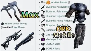 ARK Mobile - 30 Items Chỉ Số Max Và Tài Nguyên Hiếm
