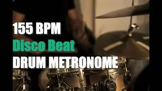 Disco Beat Drum Metronome Loop - 155 BPM