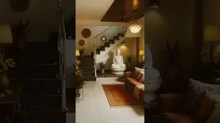 Peaceful Living Room Makeover | Buddha Decor & Modern Elegant Touches