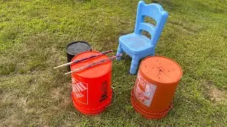 ￼ I got my own little homemade drum drum set and starting to play the drums now come and listen 🥁😁🤪￼