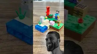 Я починил набор LEGO Minecraft...