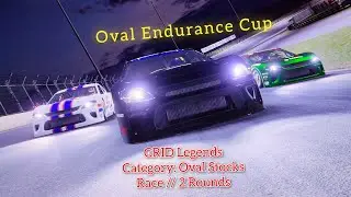 GRID Legends (PC) - Stock: Oval Endurance Cup (Race // 2 Rounds) Gameplay