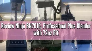 Review Ninja BN701C, Professional Plus Blender with 72oz Pitcher and Auto-iQ Presets, Black/Grey, 14