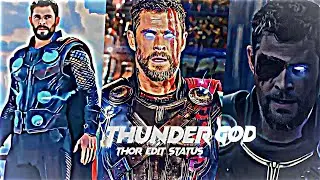 God Of Thunder⚡- Thor Attitude 4K Status | Same Beef Edit | Derek Editz