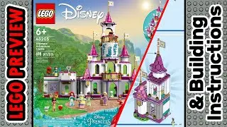 PREVIEW: 43205, LEGO DISNEY, Ultimate Adventure Castle​ & Building Instructions! LEGO 2022