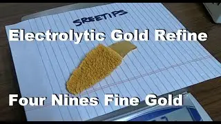 Electrolytic 9999 Gold Refining Cell Wohlwill