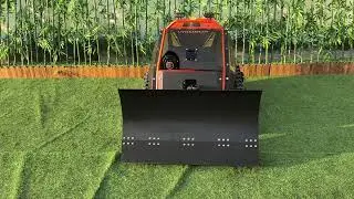 Remote control angle snow plow (MTSK1000 with snow blade)