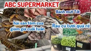 ABC SUPERMARKET NHIỀU MẶC HÀNG GIẢM GIÁ.CÁC LOẠI HẢI SẢN ,RAU CỦ THỊT CÁ 