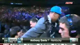 Anthony Davis 2012 NBA draft first round pick