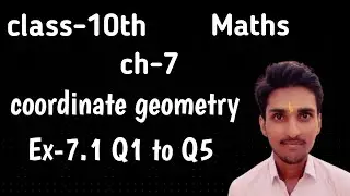 class 10th maths, Ex-7.1 Q1 to Q5, ch-7 (co-ordinate geometry) ncert solutions | Distance formula