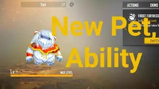 NEW PET ABILITY FREE FIRE YETI PETABILITY I FREE FIRE PET ABILITY