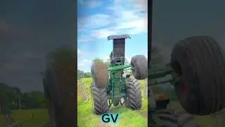 John Deere tractor stunt 🔥 #bahadur #farmequipment #guru #farming #farmmachinery #guruveer