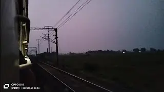 watch how evening comes ! 13188 maa tara express skipping talit station in evening time|