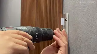 Solid wood wall panel installation video