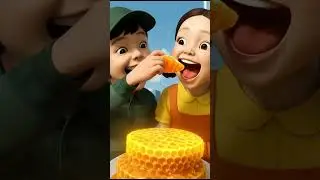 Squid Game Ai Eating honeycomb #squidgame #squidgame2 #asmr