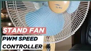 CONVERT 220V AC FAN TO 12V DC FAN WITH PWM SPEED CONTROLLER#@Klazvince#fanfix