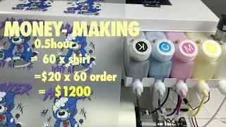 InkSonic XP600 DTF Printer