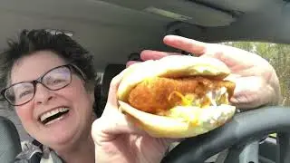 First Time Tasting CULVER&rsquo;S Atlantic Cod FISH Sandwich, Cole Slaw, & Root Beer -Review