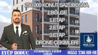 250.000 KONUT SAZLIBOSNA 1.BÖLGE 1.- 2. VE 3 ETAP ARALIK AYI DRONE ÇEKİMİ