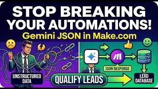 Stop Breaking Your Automations: How to use Gemini JSON Response in Make.com to Qualify Leads.