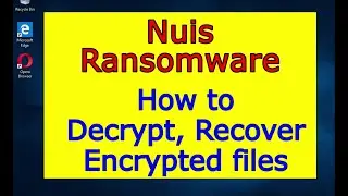 Nuis virus (ransomware). How to decrypt .Nuis files. Nuis File Recovery Guide.