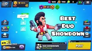 Brawl Stars Gamplay/Brawler-Colt/Duo Showdown Dark Passage/Must watch Best Duo fight