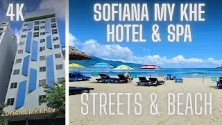 Walking Around Sofiana My Khe Hotel & Spa | Hotel Area & Beach Walk (4K)