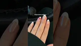 simple + festive holiday nails *nail vlog*