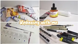 Распаковываем вместе со мной инструменты для рисования 🎨👩&zwj;🎨