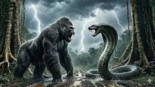 King Kong vs Vish Naag 🦍🐍😈 | Shraapit Jungle Ki Bhayanak Kahani