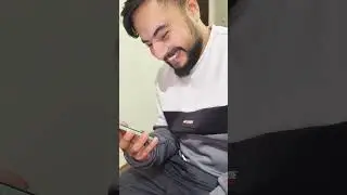 Husband reaction on first surprise gift on our 8th wedding anniversary