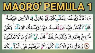 TILAWAH PEMULA SURAH AL BAQARAH 30 - 37