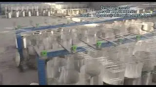 Efficient Operation of Warping Machine: Transformation of Metal Wires from Scattered to Bundled